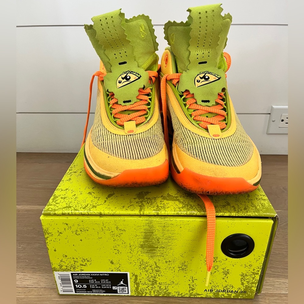 Nike Air Jordan XXXVI Nitro citron pulse black men’s size 9